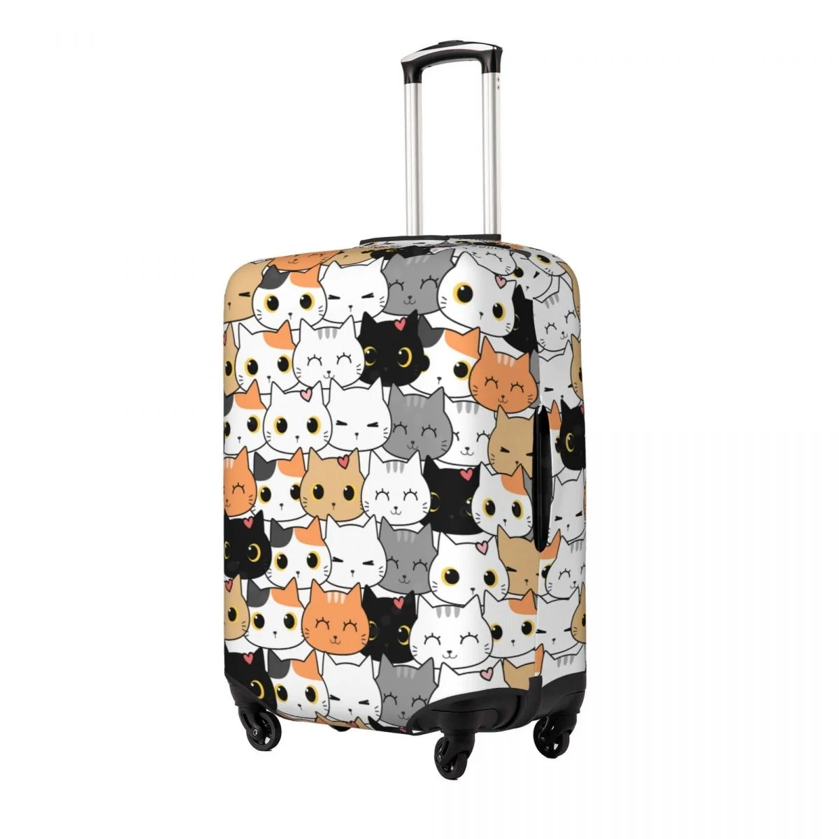 الملونة القط رؤساء غطاء الأمتعة حقيبة حامي رشاقته مرونة الغبار مغطاة المضادة للخدش واقية 18-32 بوصة