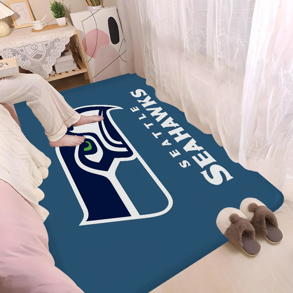 Tappetino con Logo della squadra NFL INS Style Soft Bedroom Floor House lavanderia tappetino antiscivolo tappeti per la casa