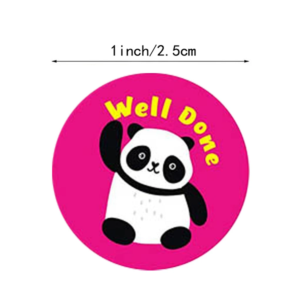 100-500pcs Reward Stickers for Kids Toys Encouragement Sticker for School Teacher Supplies Cute Animal Stickers Stationery Decor