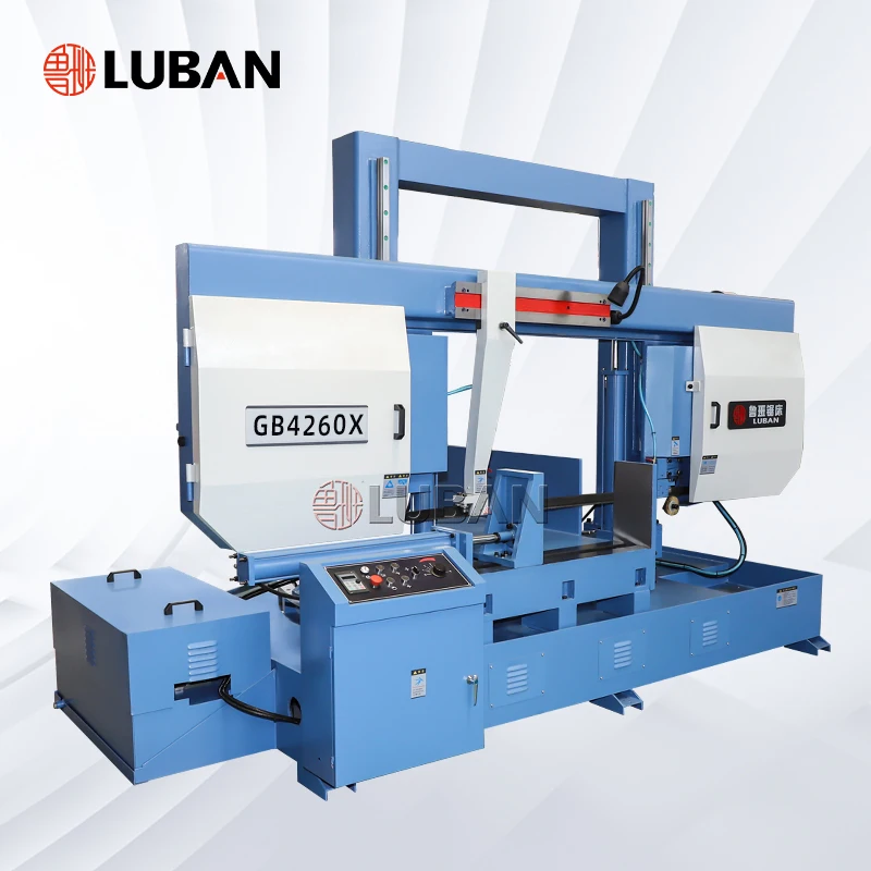 LUBANSAWS Metal Cutting Gb4260x Rotary Angle Horizontal Band Saw