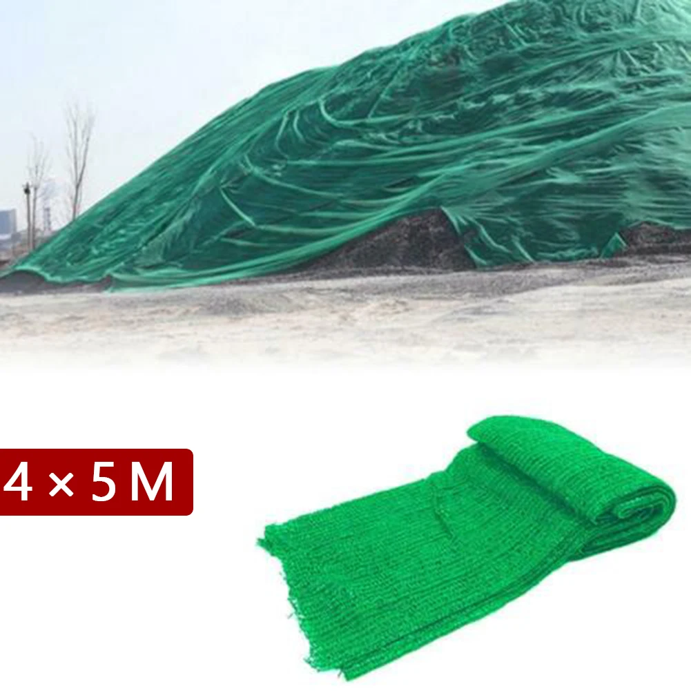 4*5M 2-Pin Green Dust-Proof Net Crops Plant Fruit Garden Mesh Construction Site Cover Earth Net Environmental