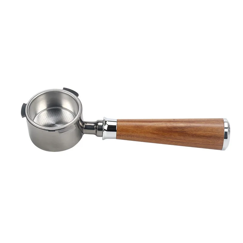Wholesale of coffee machine handle and coffee accessories 51mm three ear alloy modified bottomless handle