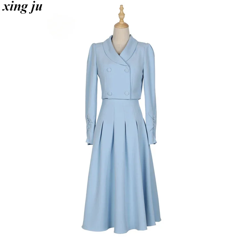 Korean Singer Long Sleeve Short Jacket Slim Skirt Party Temperament Jazz Dance Performance Costumes Women Outfits Stage Clothing