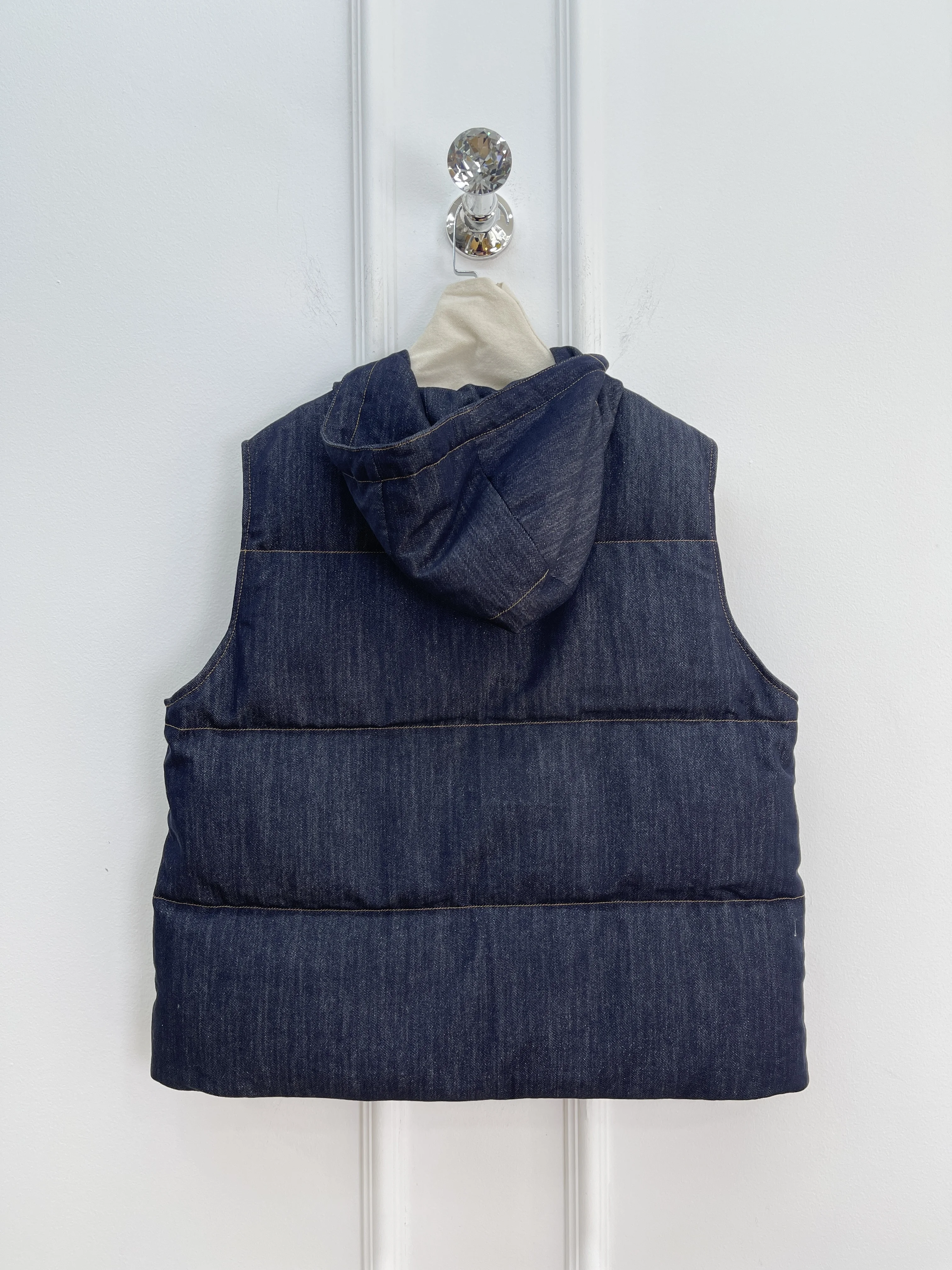 جديد الخريف/الشتاء عالية الجودة جيب سلسلة مقنعين أوزة أسفل سترة للنساء #3