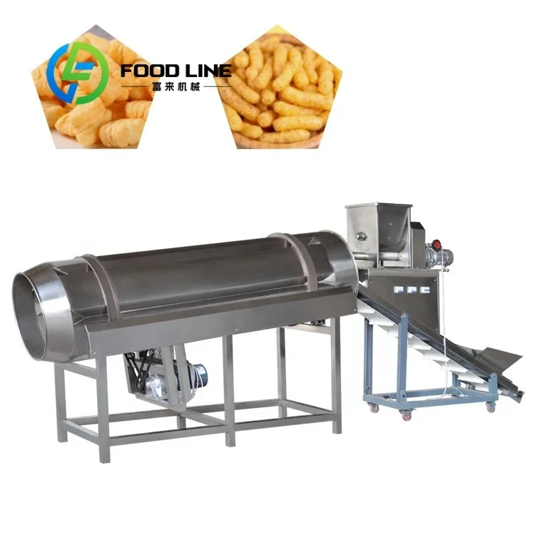 Customized Snack Seasoning Tumbler Timed Operation Function Supports Standardized Batch Seasoning For Brand Snack Manufacturers