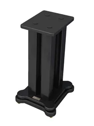 2PCS Professional Speaker Tripod Audio Stand Bookshelf Desktop Tray Satellite Box Metal Wooden Surrounding Floor Stand