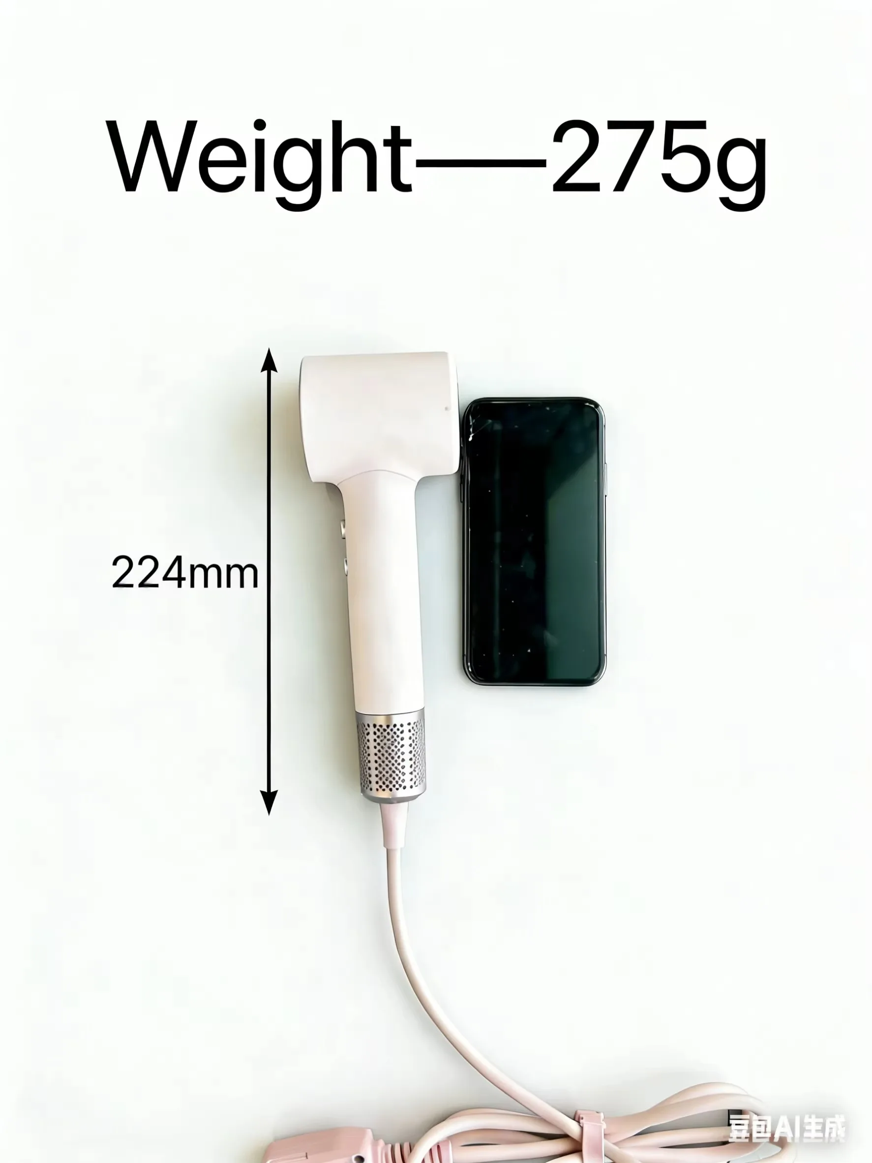 110000RPM BLDC High-speed  Dryer All Customization Requirements Design 275g Travel Portable Mini  Professional  Dryer