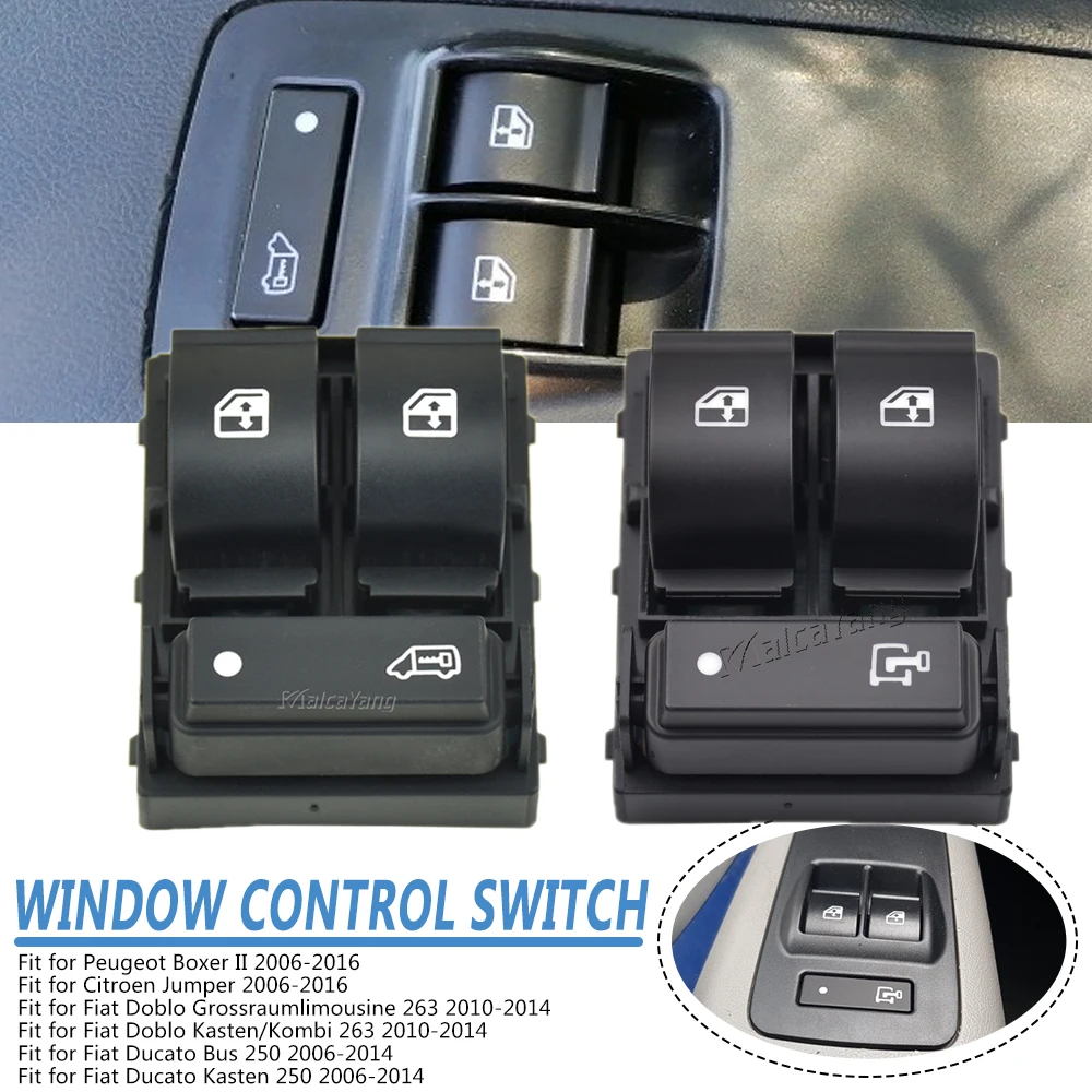 For FIAT Ducato For Citroen Jumper II FOR Peugeot Boxer II 735421419 735487419 Electric Window Power Triple Switch Button