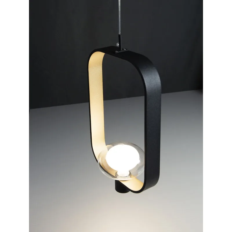 Nordic creative restaurant chandelier bedroom bedside model room cafe light bar designer wrought iron glass three heads