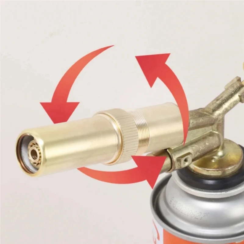

PORK-Welding Torch Gas Burner Flame Tool Blower Pure Copper Gas Welding Supplies Barbecue Auto Ignition Kitchen Baking Tool