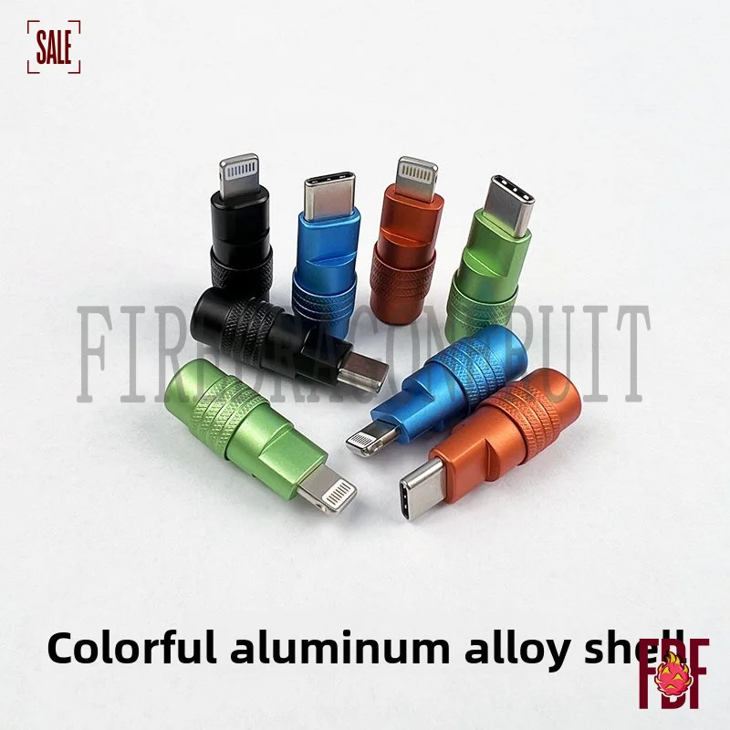 Customizable USB A Type C Aluminum Colorful Accessories Data Sync Charging
