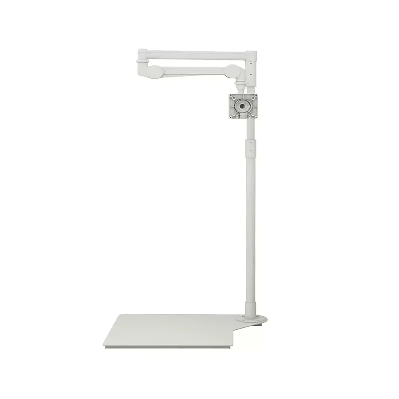 Neo-visual ward medical care system wall hanging, tablet computer display bracket telescopic robotic arm vertical screen
