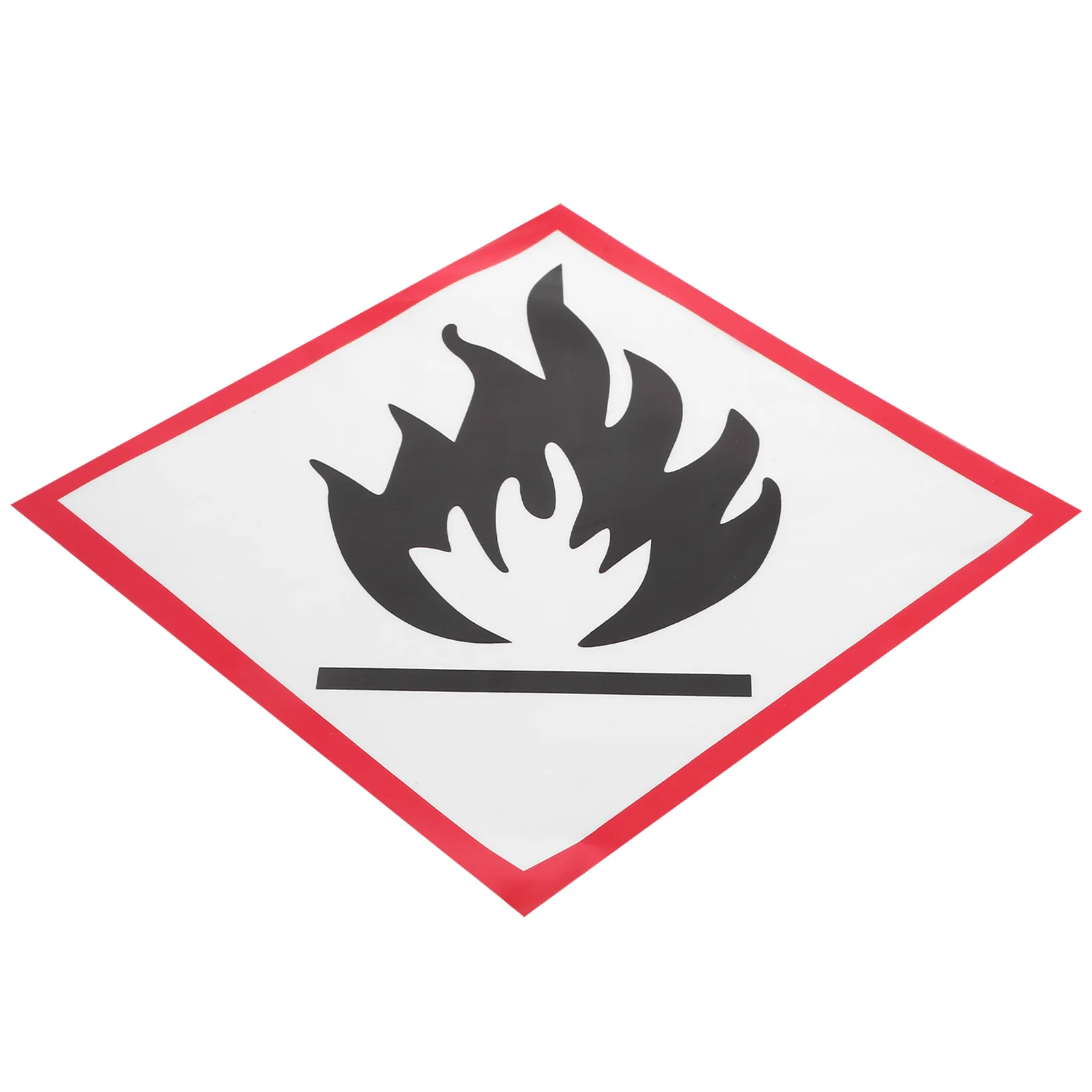 Reflective Warning Sign Sticker High Visibility Safety Caution Hazard Warning Sticker for Indoor Outdoor Use