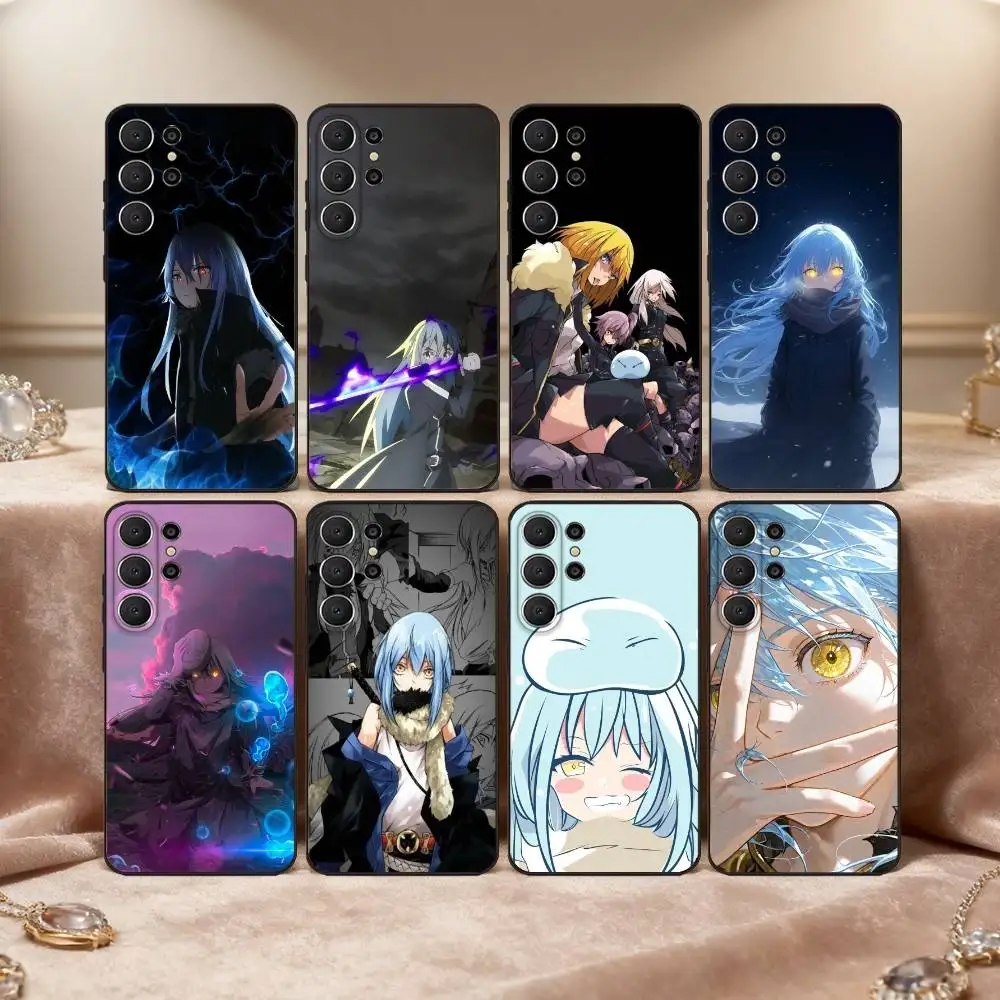 

Rimuru Tempest T-Tensei Phone Case For Samsung S26,S25,24,23,22,30,21,10,9,Ultra,Plus,Lite,Black Soft Case