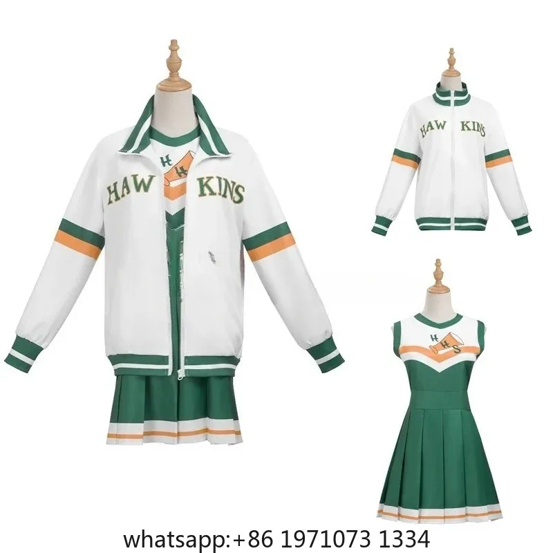 Hawkins Lucas' school cheerleading uniform Season 4 stranger Halloween party Chrissy Cunningham cosplay costume European size