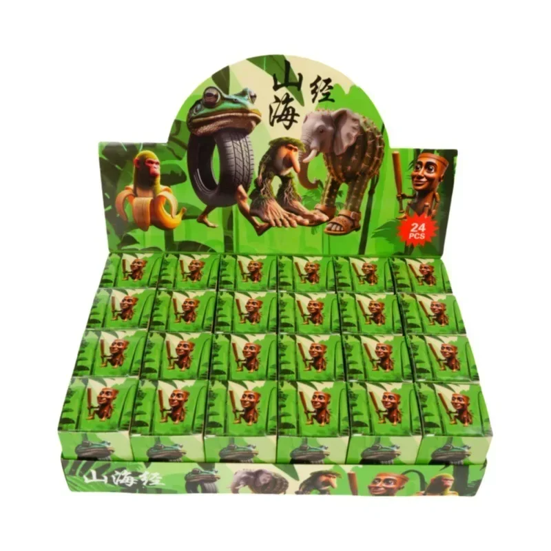 24 pièces Tungtung Sahur boîte aveugle jouet Tralala requin Bombardinocrocodilo figurines porte-clés Sahur figurines d'action jouets à collectionner