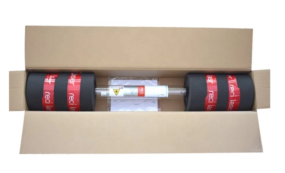 Lihua 8000 10000 Hours Reci W1 W2 W4 W6 W8 Co2 Laser Glass Tube 60w 80w 90w 100w 120w 130w 150w 180w Price