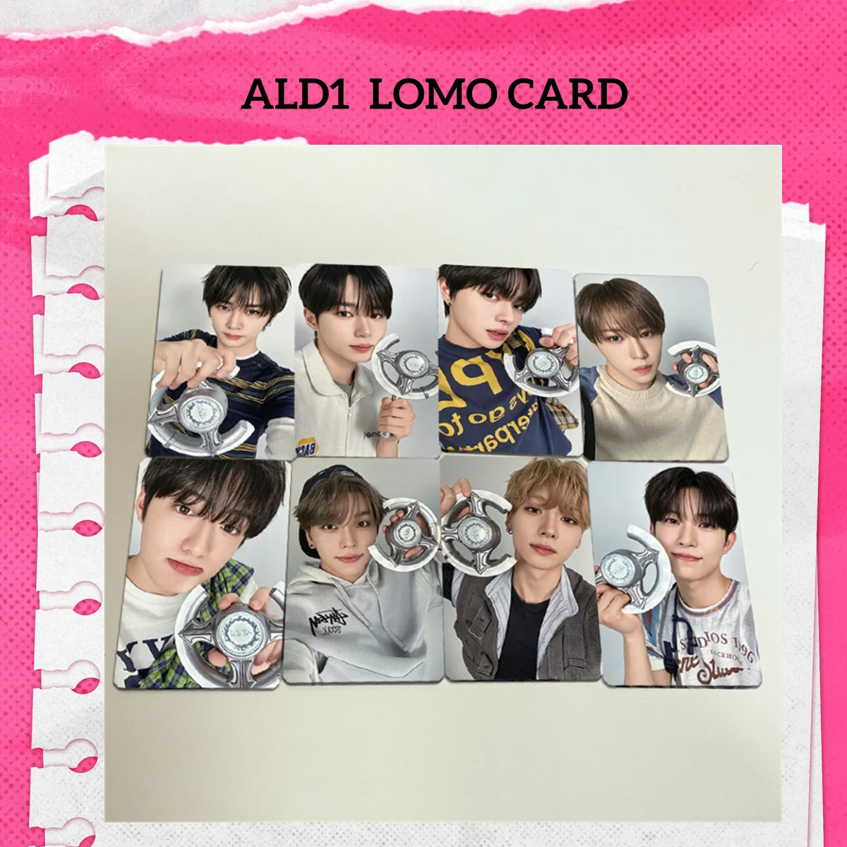 ALPHA DRIVE ONE Character Props Lightstick Photocards High Quality INS Style Double Sides Printing LOMO Card XINLONG ANXIN Gifts