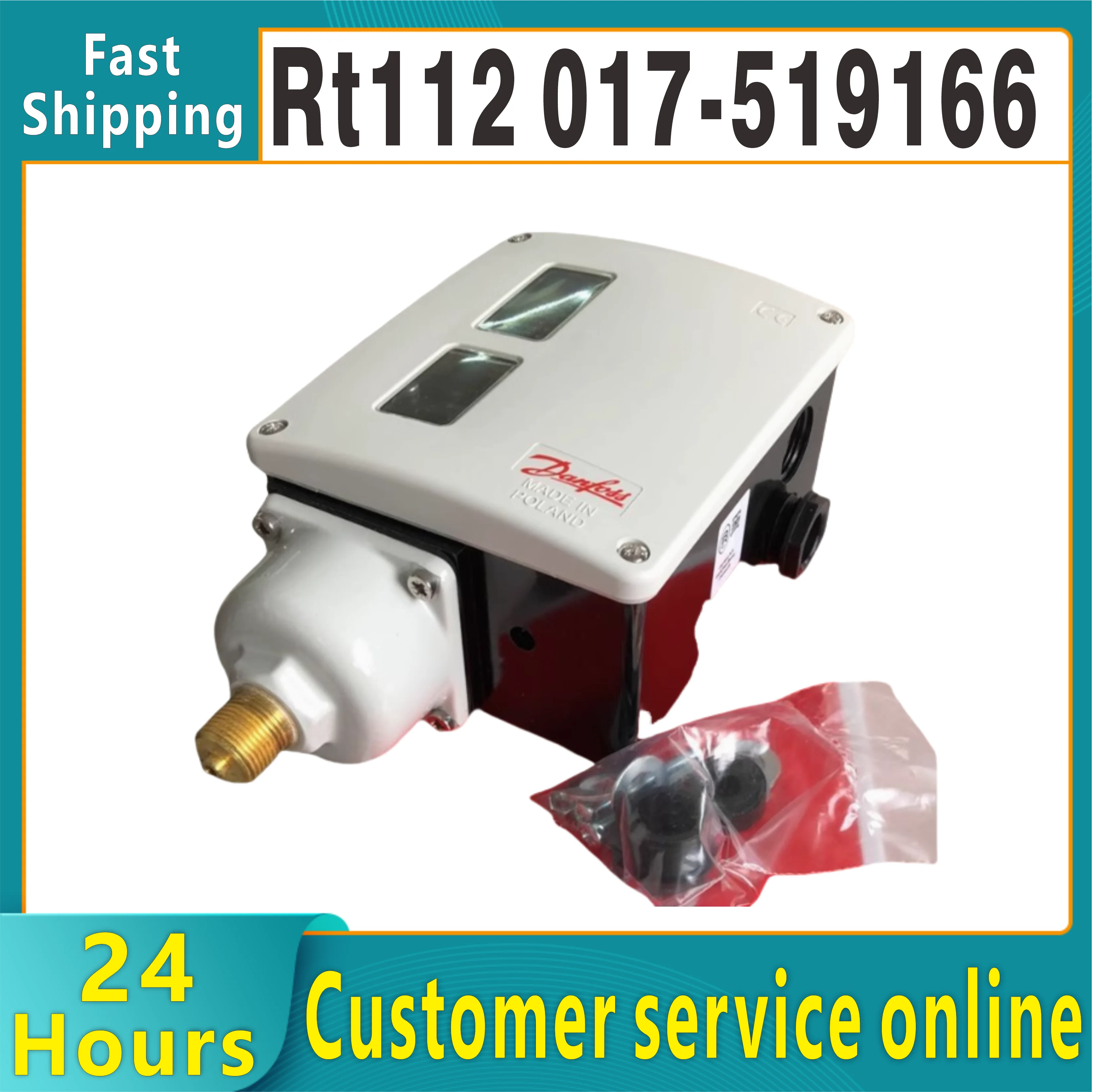 

Оригинальный регулятор давления RT112 017-519166, паровое реле, реле постоянного давления, переключатель защиты котла