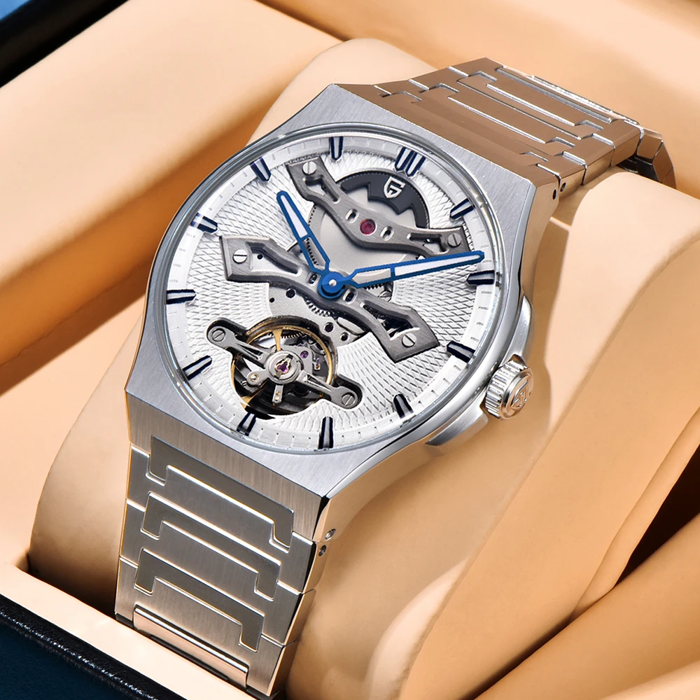 

Новинка 2025, PAGANI DESIGN, лучшие роскошные часы с турбийоном, спортивные механические автоматические часы, водонепроницаемые светящиеся часы из нержавеющей стали