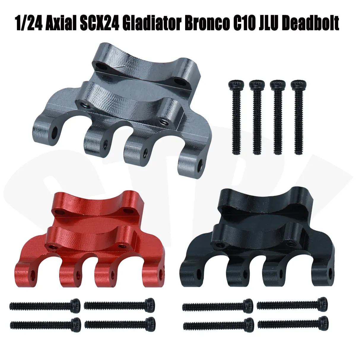 Metal Rear Upper Tie Rod Mount Bracket for 1/24 Axial SCX24 Gladiator Bronco C10 JLU Deadbolt RC Car Upgrade Parts