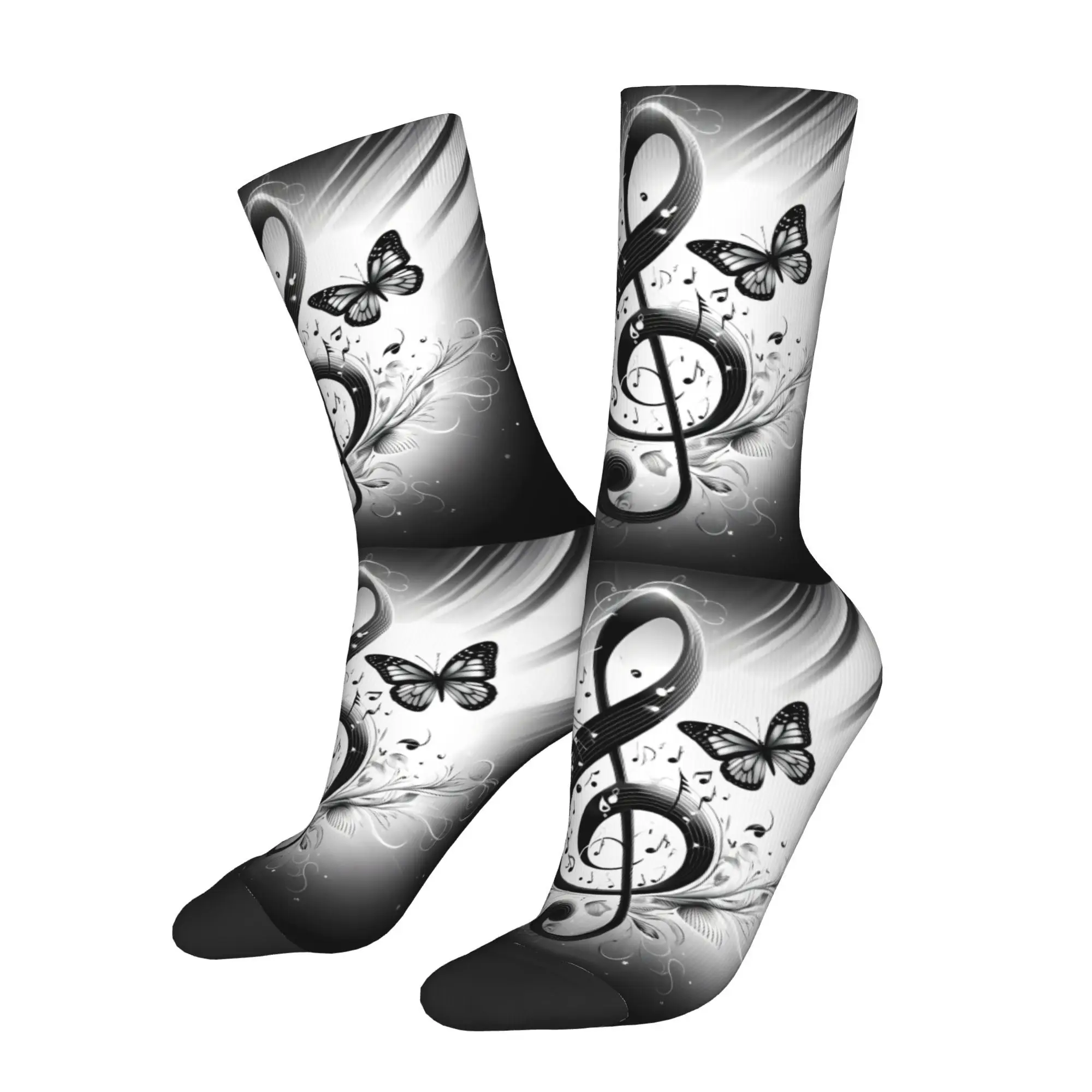 

Musical Notes Magnificent Socks Male Mens Women Summer Stockings Polyester