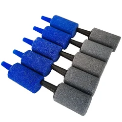 Fashion 10Pcs Mineral Bubble Diffuser Aquarium Stone Air Pump Accessories Silicon Carbide Airstones Cylinder Shape