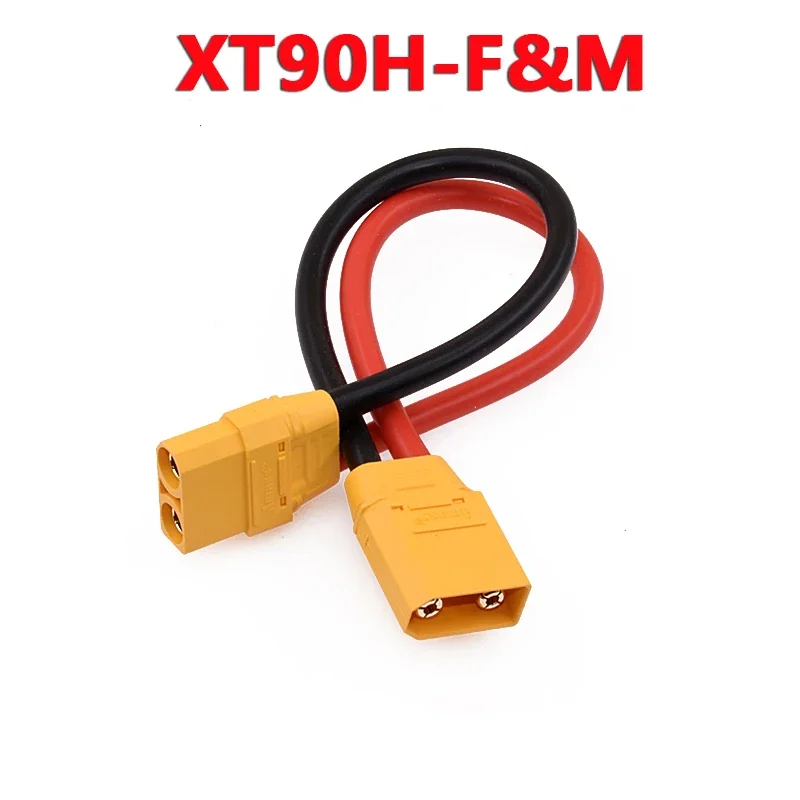 10/20/30/40/50CM UAV Wire Harness Accessories Amass XT90 Male and Female Plug With 12AWG/10AWG Silicone Flexible Cord Connector