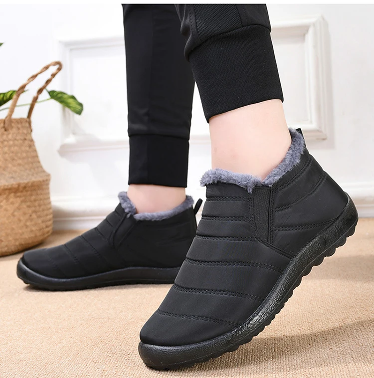 

Men's Winter Boots Hiking Ankle Boots Waterproof Men Work Shoes Footwear Boots Men Snow Outdoor Mens Fur