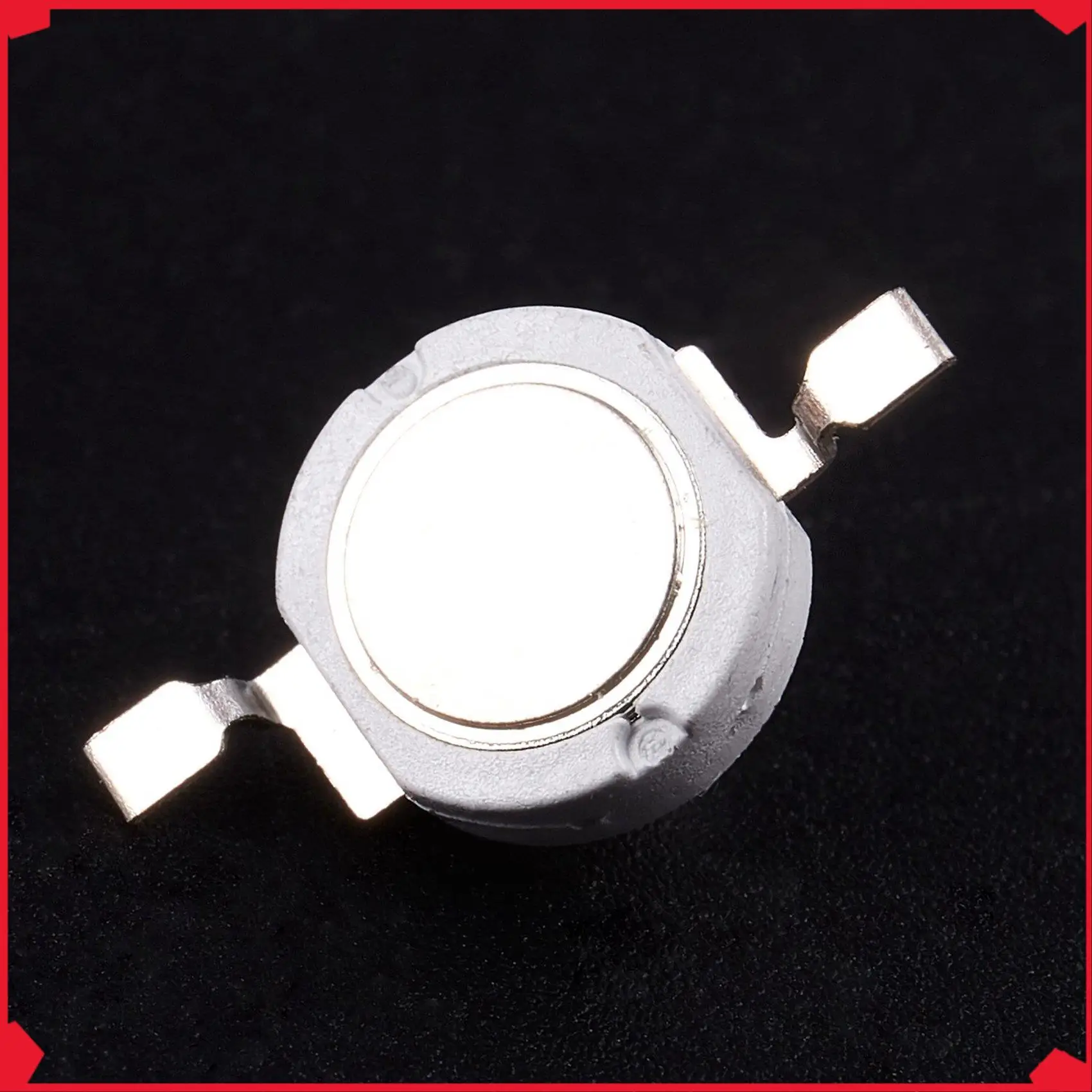 

B17B 40 Pcs High Power 2 Pin 3W White LED Bead Emitters 170-190Lm 6000K