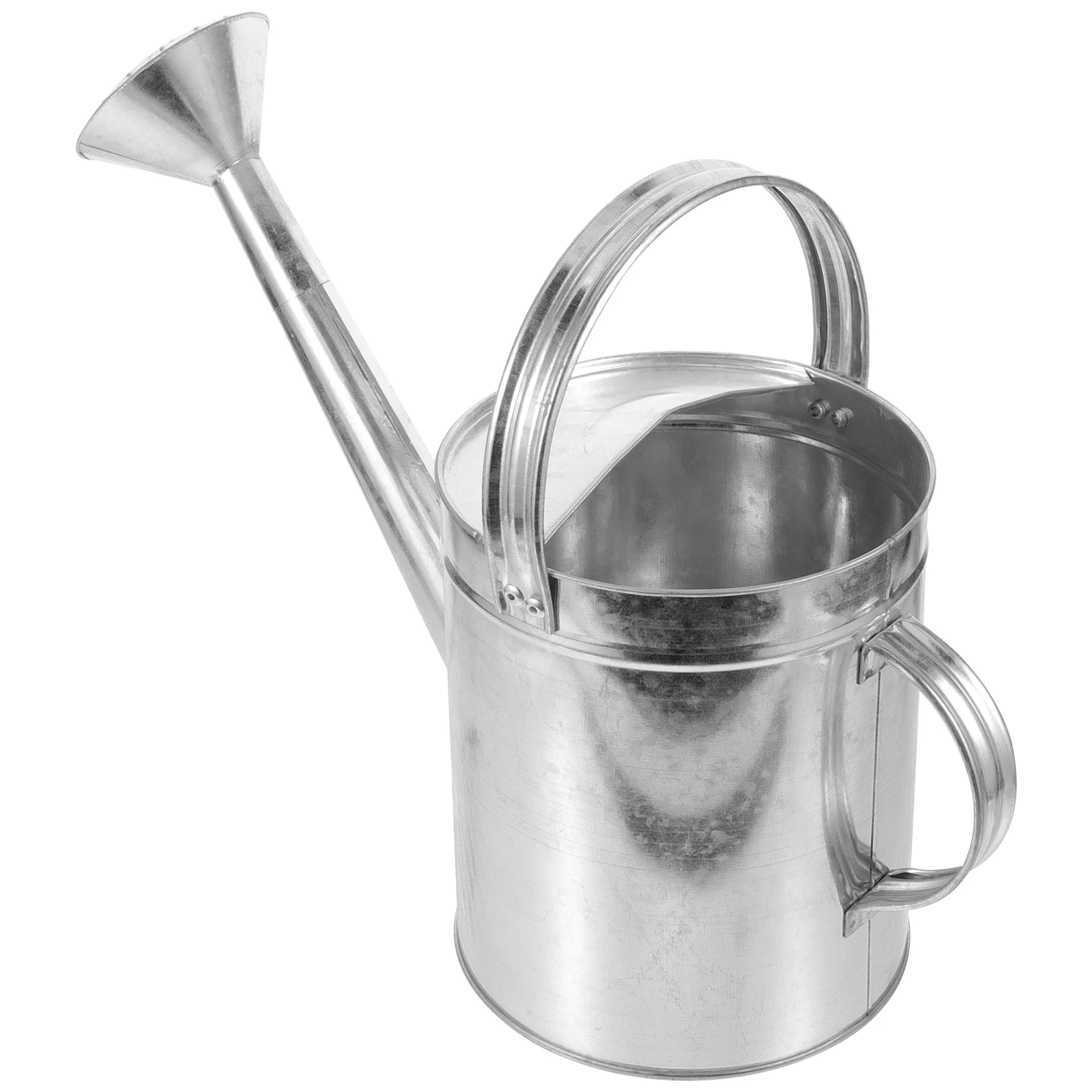 

Thickened Iron Watering Can 5L Large Capacity Garden Sprinkler Pitcher Replaceable Nozzle Durable Metal For Plants Flowers Home