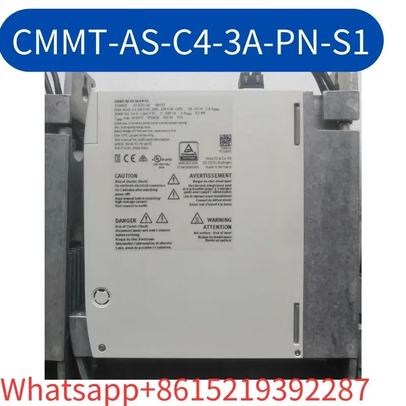 CMMT-AS-C4-3A-PN-S1 5340815 servo driver second-hand  Test OK