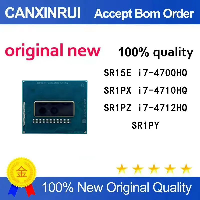 (5pcs）Brand new original SR15E i7-4700HQ SR1PX i7-4710HQ SR1PZ i7-4712HQ SR1PY