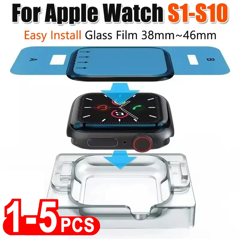 1-5 Stück Keramik-Displayschutzfolien für Apple Watch Series 11 46mm 42mm Ultra3 49 45 41mm HD-Glas iWatch 9 8 7 6 5 4 SE 38MM
