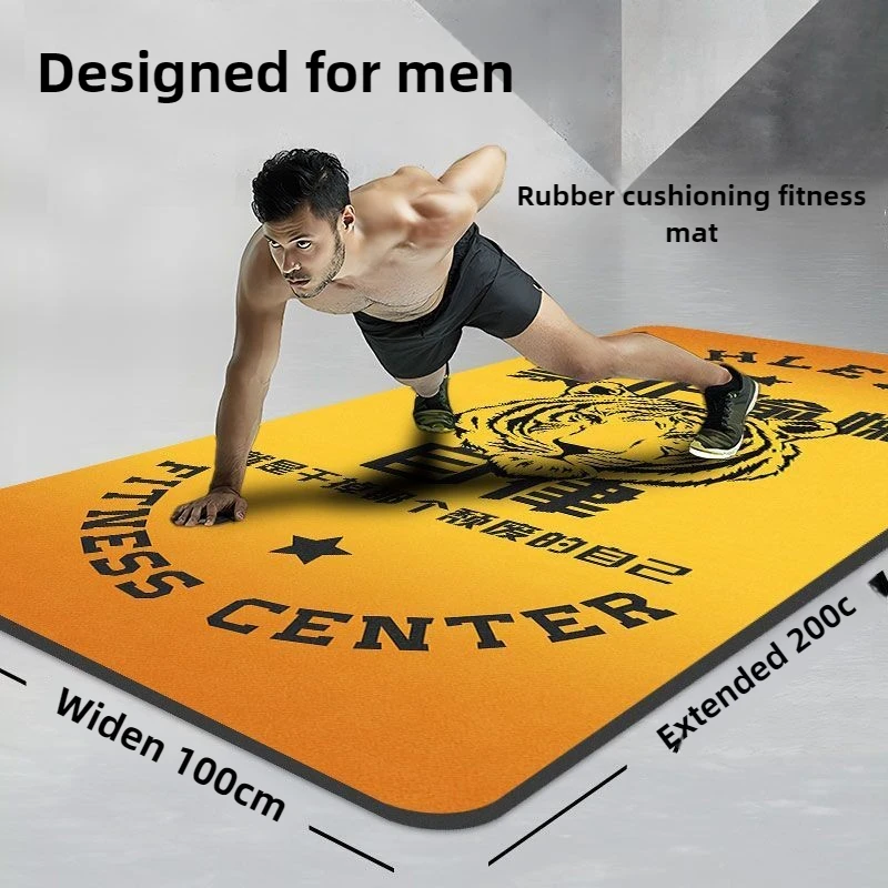 

Sport Yoga Mat Thickened Wide Long Non-Slip Men Fitness Gym Workout 요가 매트