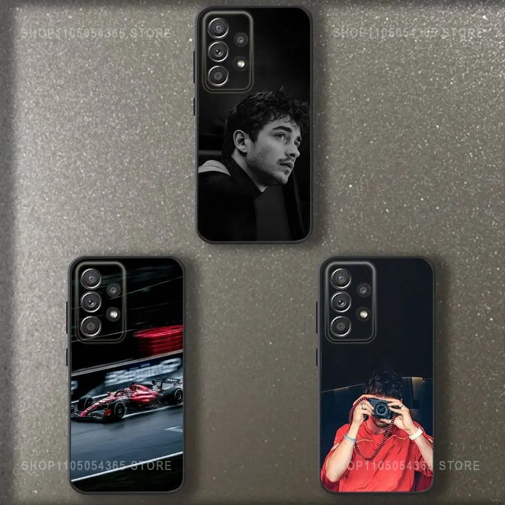 

No16 C-Charles L-Leclercs Phone Case For Samsung S 25,24,23,22,30,21,10,9,Ultra,Plus,Lite,FE,4,5 G Soft Black Case