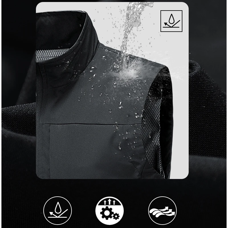 Nieuwe Lente Mannen Outdoor Casual Vesten Heren Zomer Waterdicht Ademend Vissen Vest Heren Herfst Mode Vest Jas Mannelijke