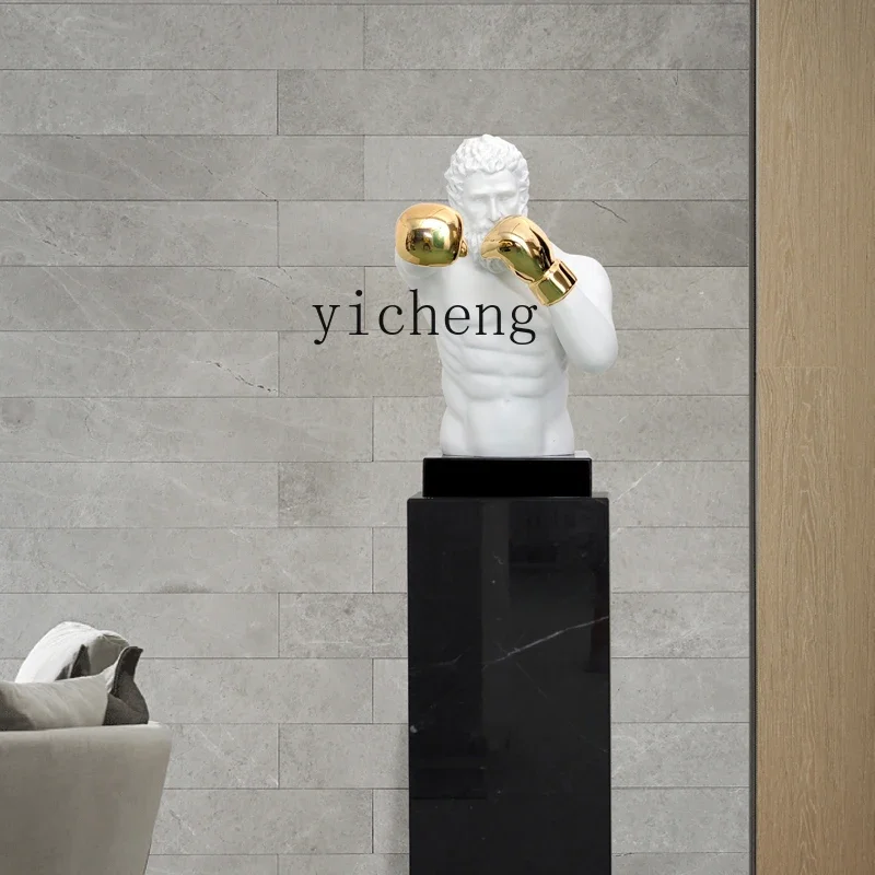 Zc Boxer Character Sculptured Ornaments Hall Decoration Artwork Opening Gift