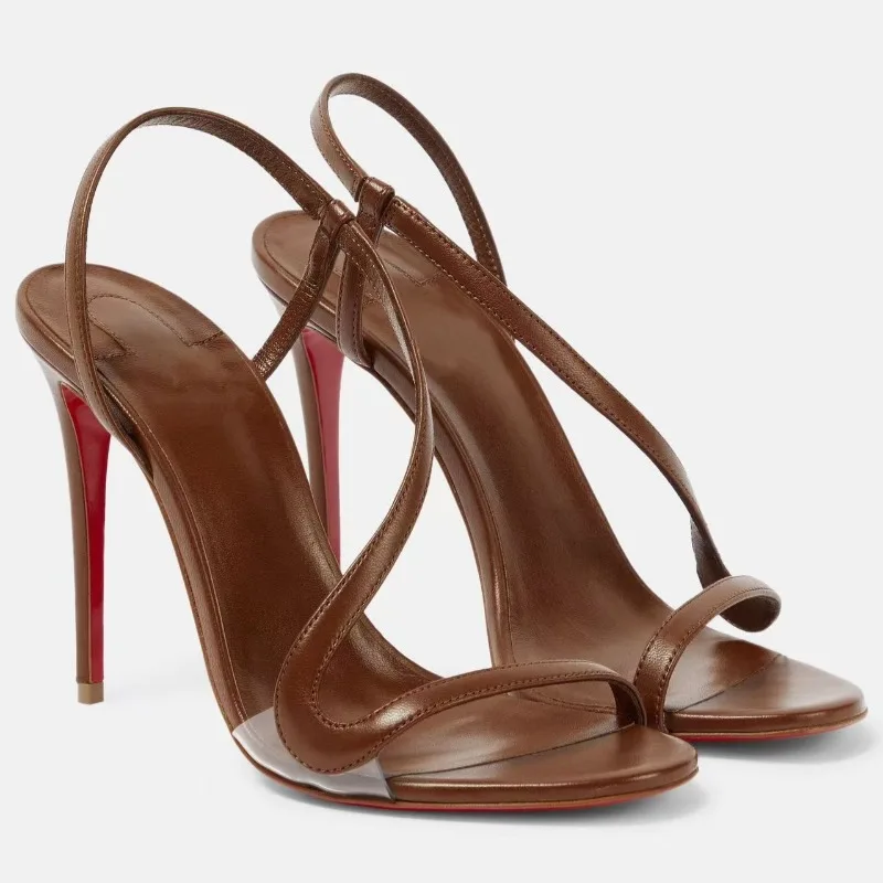 

Европейские и американские туфли-босоножки на высоком каблуке с одной пуговицей, в французском стиле, для вечеринок, с лентой в форме змеи, женские туфли для ночного клуба