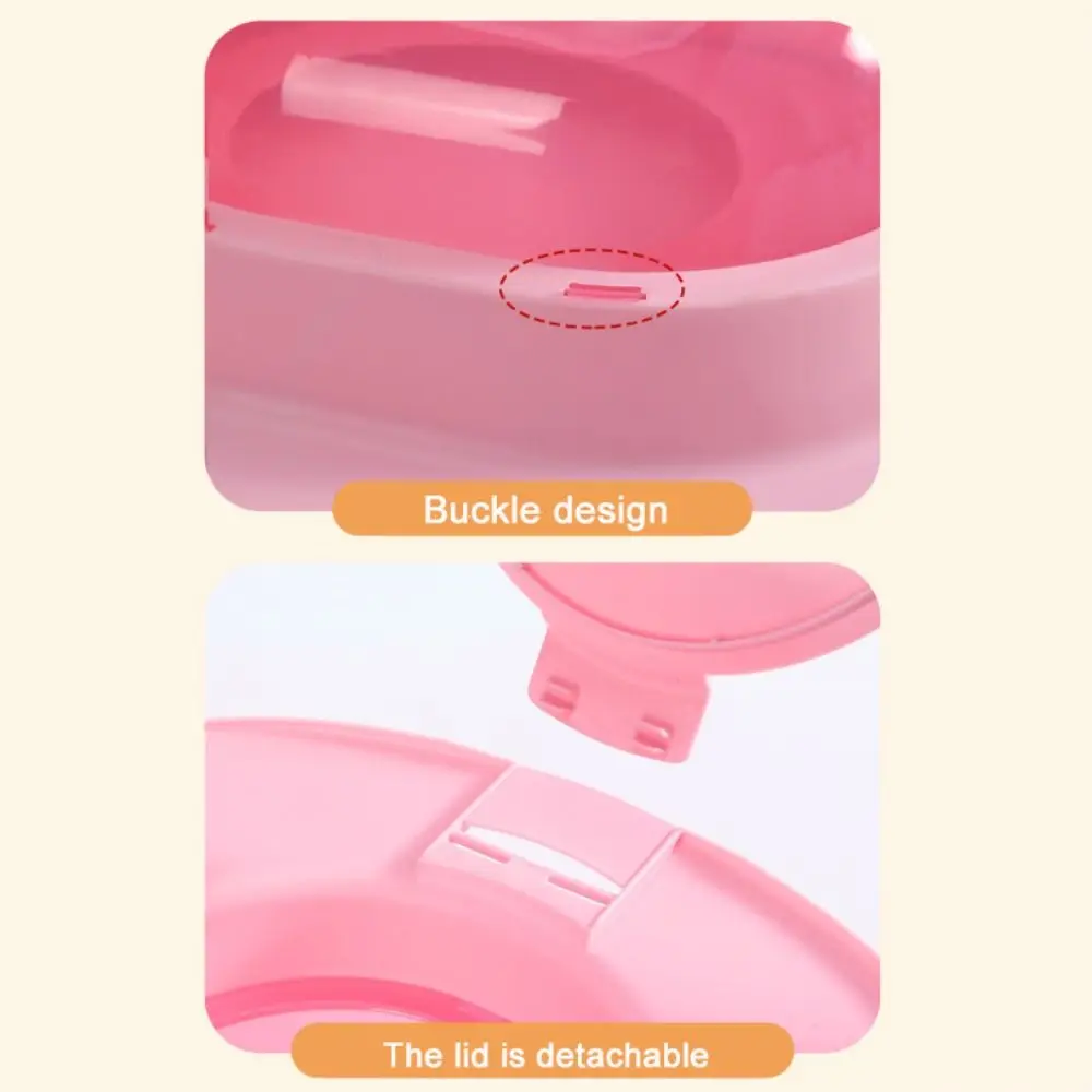 

Многоразовый тренажер для кошачьего туалета, съемный стабильный пластиковый тренажер для кошачьего горшка с присоской, ящик для кошачьего туалета для ухода за домашними животными