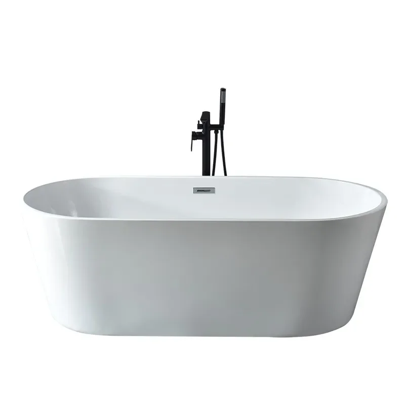 for Hot Export Acrylic Bathtub Independent Seamless Integrated Splicing 1.2-1 Meters Double Couple Bath
