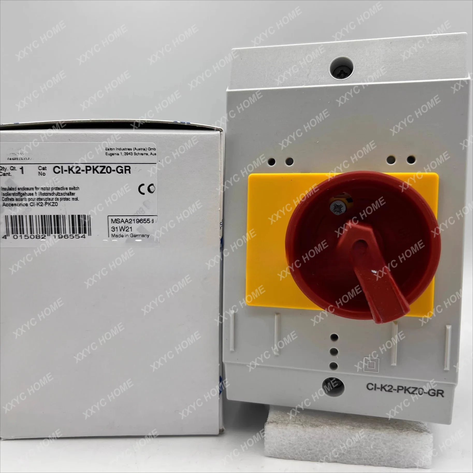 Caja impermeable del interruptor del motor CI-K2-PKZ0-GR nuevo lugar