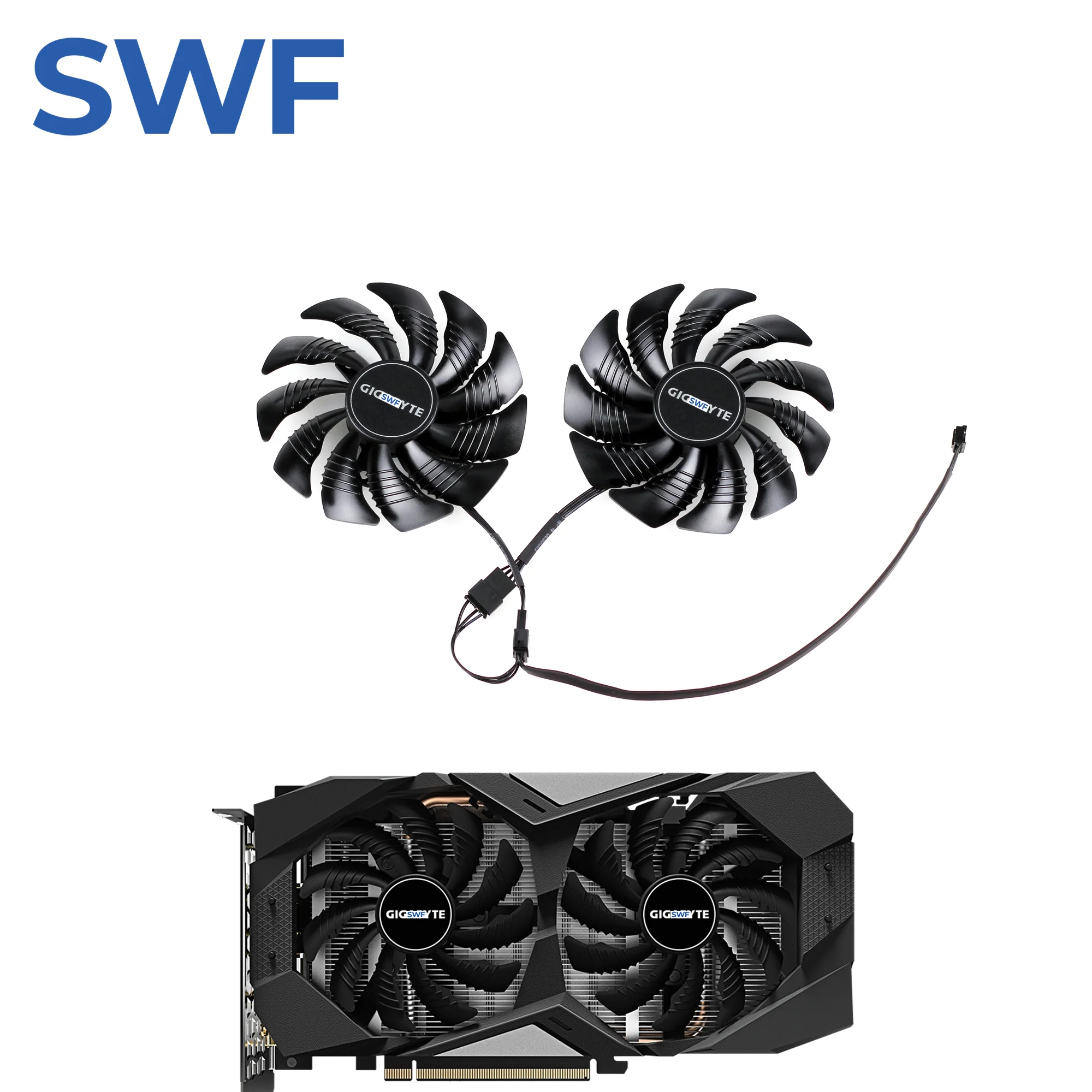 88MM T129215SU RTX 2060 Cooling Fan For Gigabyte GTX 1660 1650 Super Ti  RTX 2060 Graphics Card Cooler Fan PLD09210S12HH