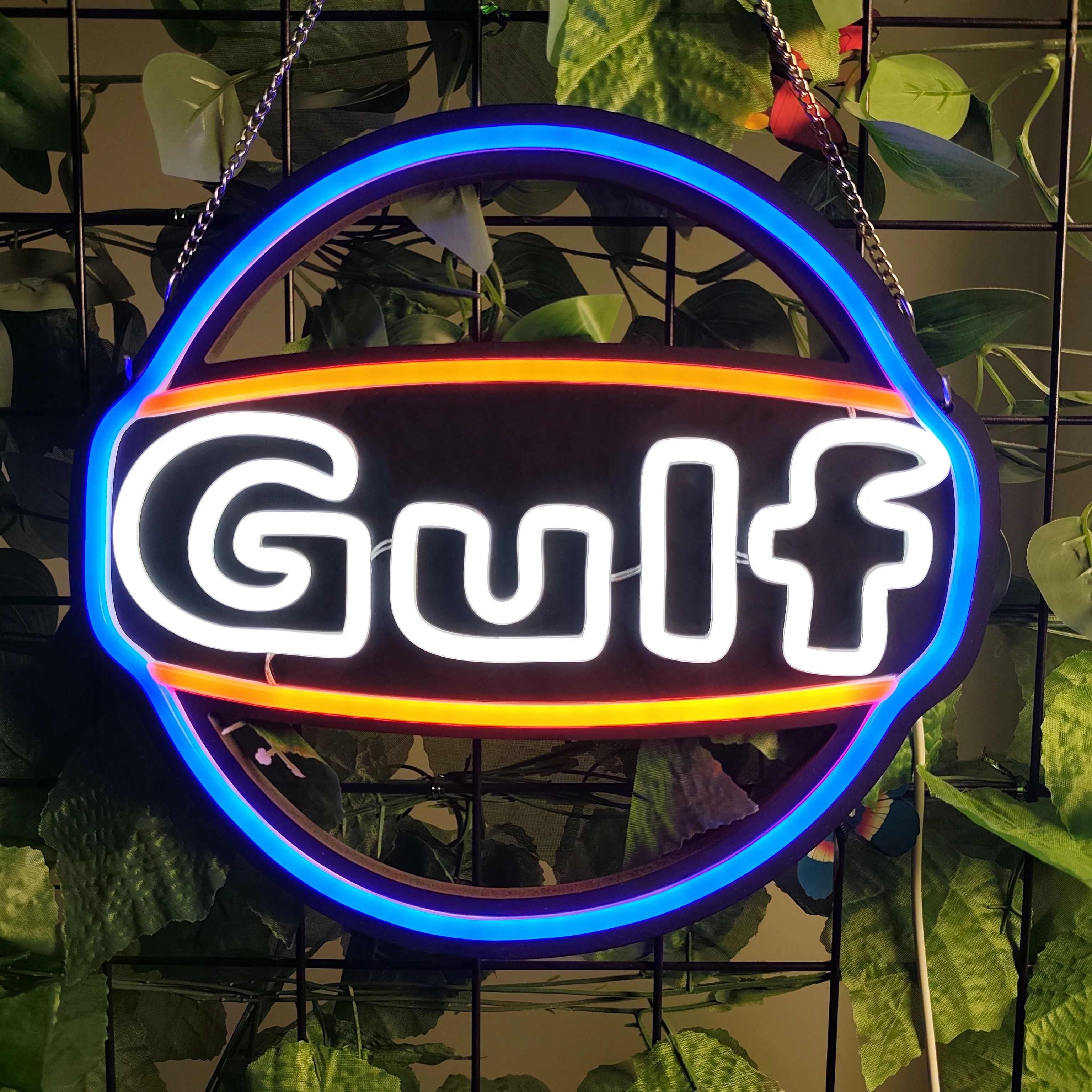 1 Piece of GUIF Garage Decoration Neon Sign, Car Repair Shop Wall Art, Lubricant Shop or Gas Station, LED Repair Sign view 6