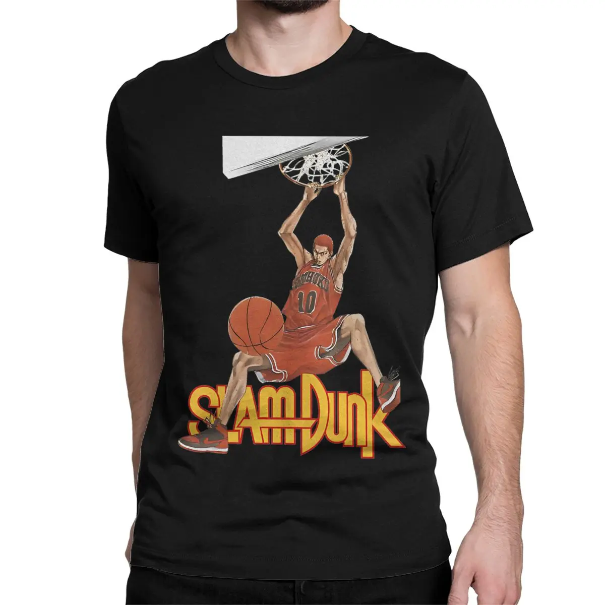 Men Women's Japanese Slam Dunk Hero T Shirt Sakuragi Hanamichi Basketball 100% Cotton Clothes Novelty Tee Shirt Party T-Shirts