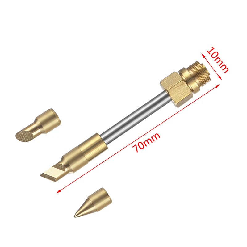 Imagem -06 - Mini Usb Portátil Ponta de Ferro de Solda 510 Interface 5v Bateria Ponta de Ferro de Solda Cabeça de Corte Ferradura Apontou 20w40w Conjunto