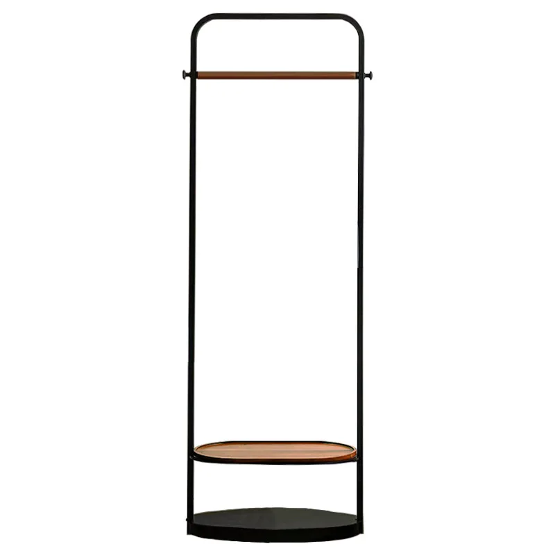 イタリア製の軽贅沢コートラック、寝室用フロアハンガーラック、真鍮ゴールドステンレス製、シンプルな洋服掛け