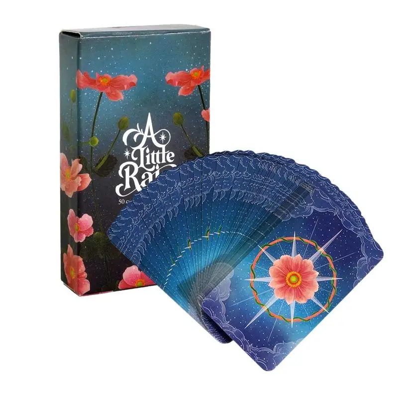 A Little Rain Botanical Oracle card Leisure Party Table Game High Quality Fortune-telling Prophecy Tarot Deck