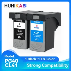 HUHIKAB Compatible Ink Cartridge PG-40 CL-41 PG40 CL41 For Canon Pixma MP140 MP150 MP160 MP180 MP190 MP210 MP220 MP450 MP470