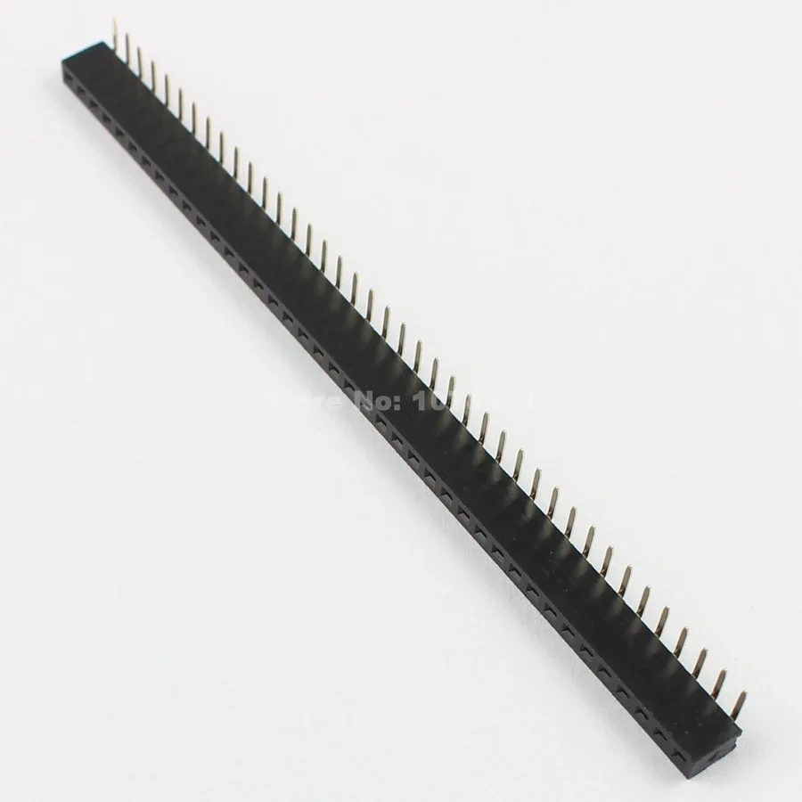 100pcs 2mm 2.0mm Pitch 40 Pin Female Single Row Right Angle Pin Header Strip